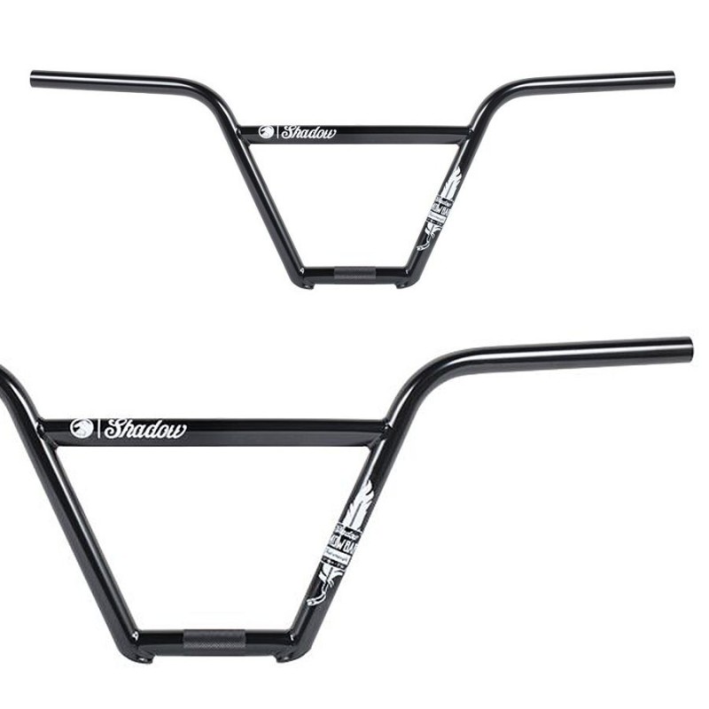 Guidon BMX SHADOW CROWBAR Featherweight, 8,70'', Noir